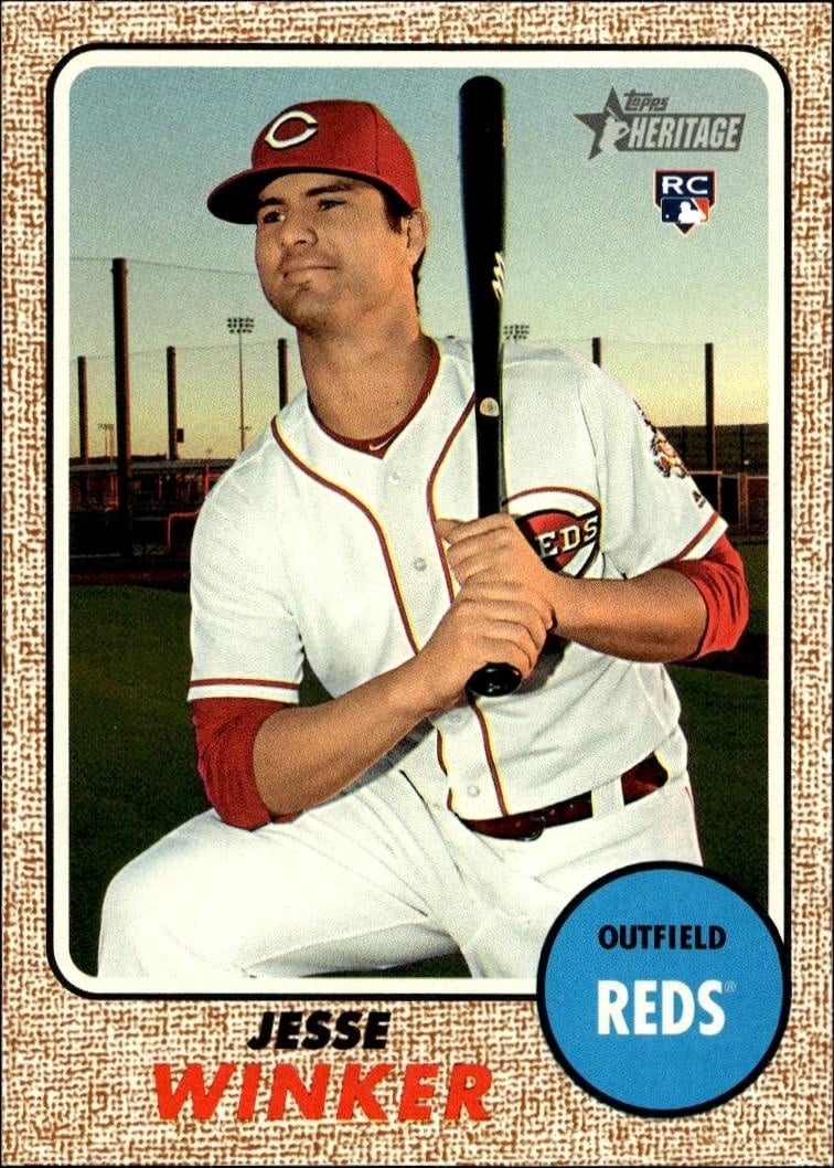 2017 Topps Heritage Jesse Winker #517 trading card