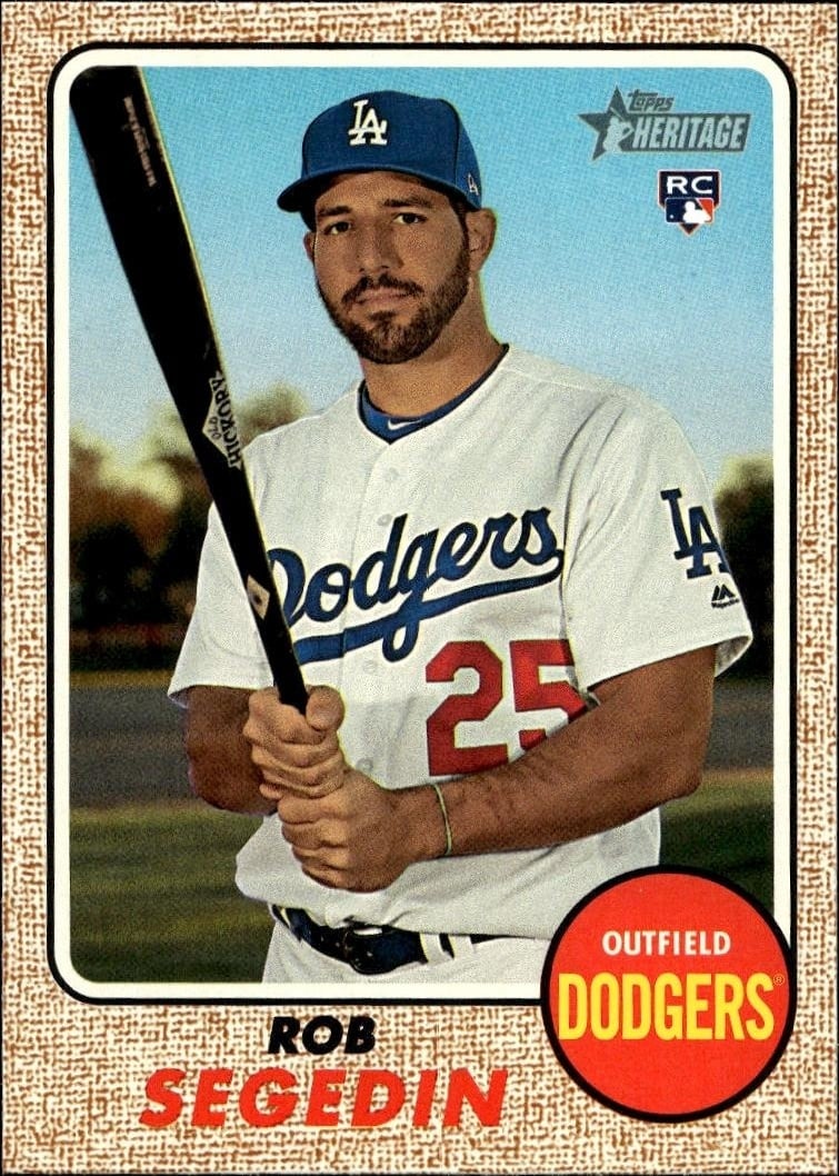 2017 Topps Heritage Rob Segedin #538 trading card