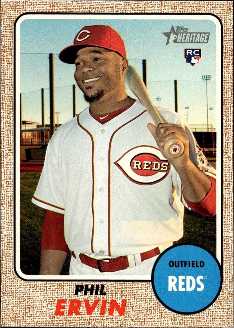 2017 Topps Heritage Phil Ervin #551 trading card
