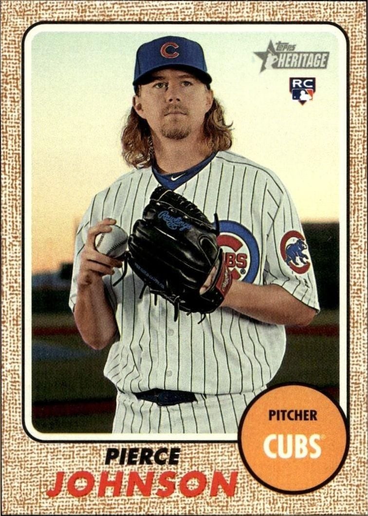 2017 Topps Heritage Pierce Johnson #504 trading card