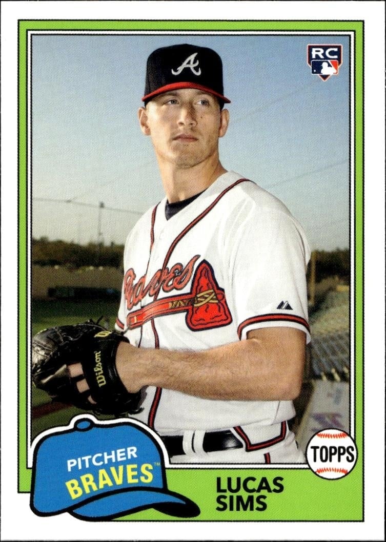 2018 Topps Archives Lucas Sims #247 trading card
