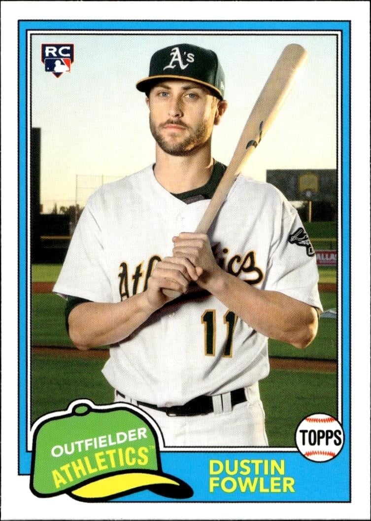 2018 Topps Archives Dustin Fowler #269 baseball trading card front