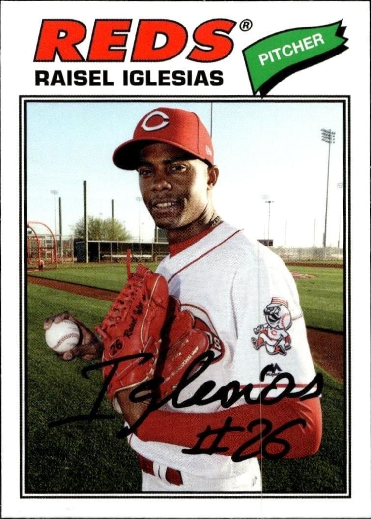 2018 Topps Archives Raisel Iglesias #116 trading card