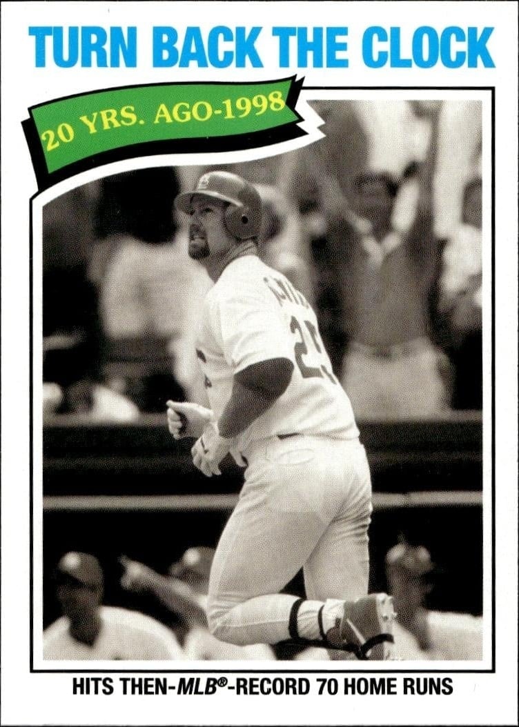 2018 Topps Archives Mark McGwire #314 trading card