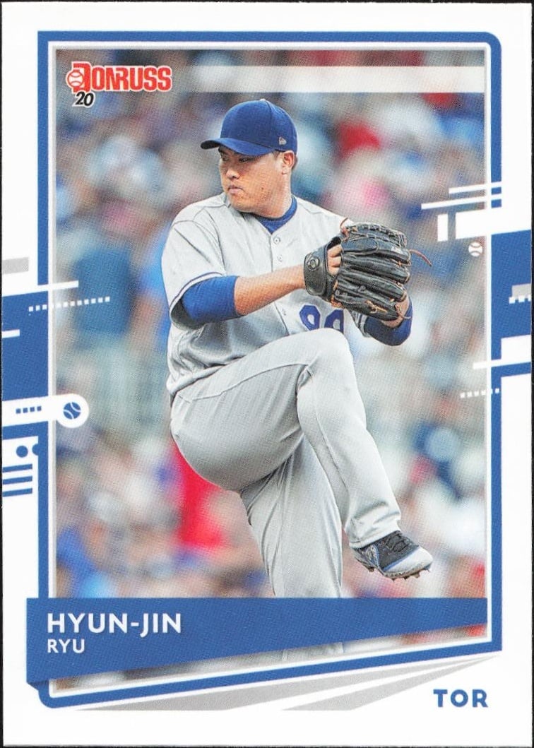 2020 Donruss Hyun-Jin Ryu #79 trading card
