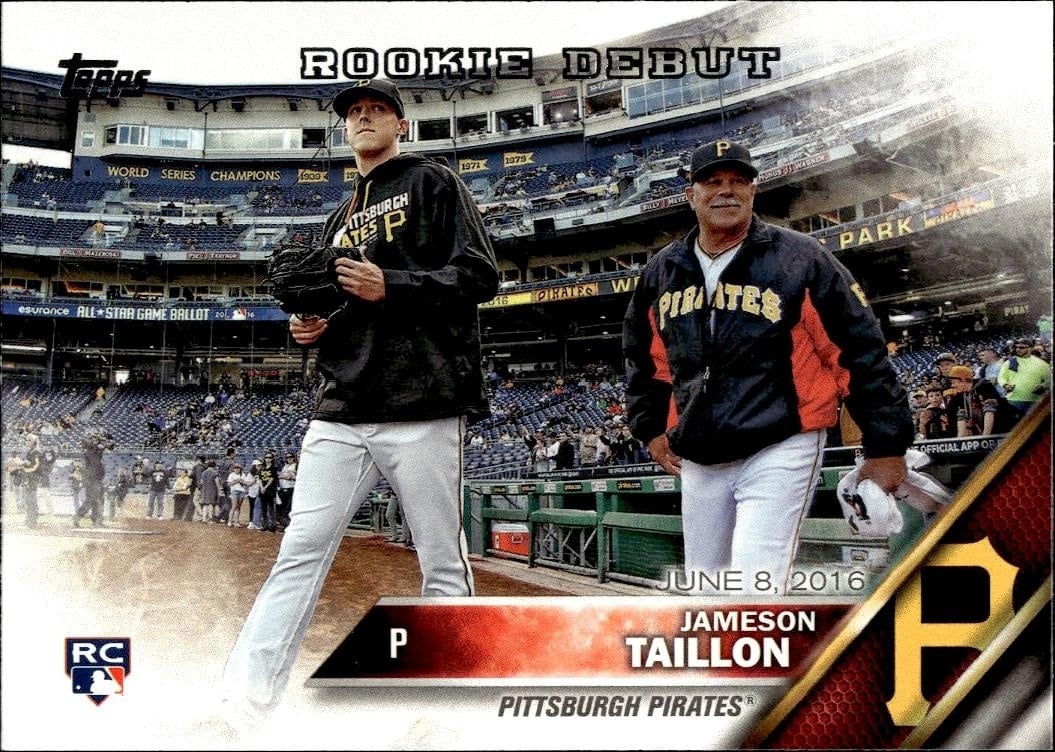 2016 Topps Update Jameson Taillon #US157 trading card