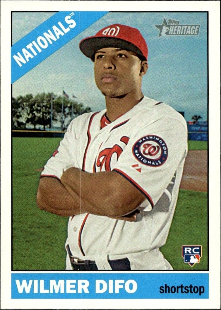 2015 Topps Heritage Wilmer Difo #682 trading card