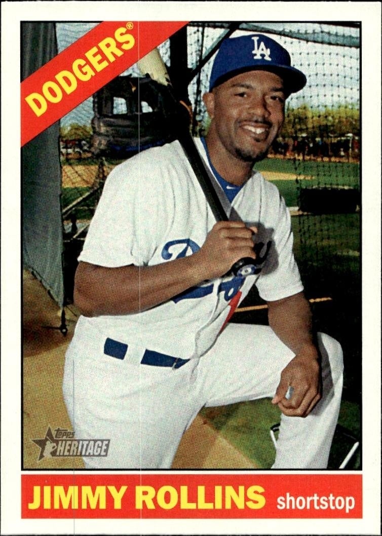 2015 Topps Heritage Jimmy Rollins #721 trading card