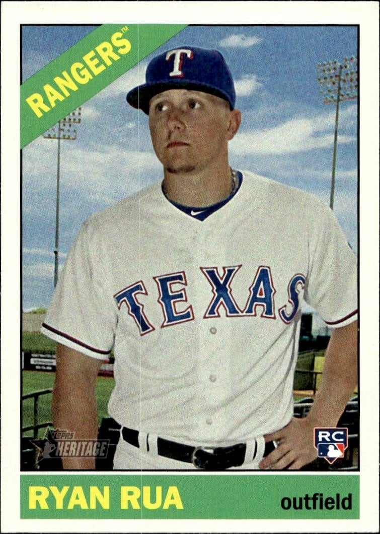 2015 Topps Heritage Ryan Rua #503 trading card