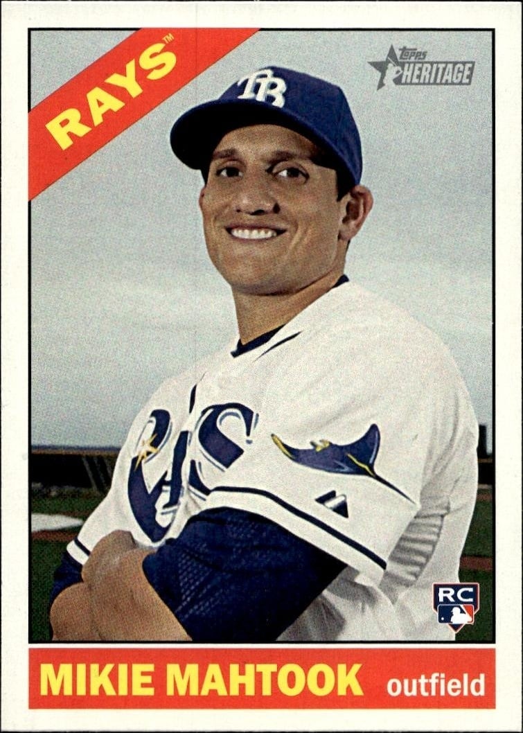 2015 Topps Heritage Mikie Mahtook #568 trading card