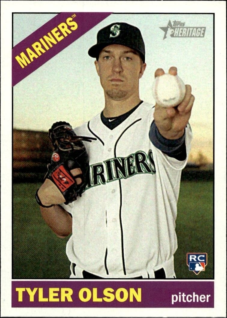 2015 Topps Heritage Tyler Olson #613 trading card