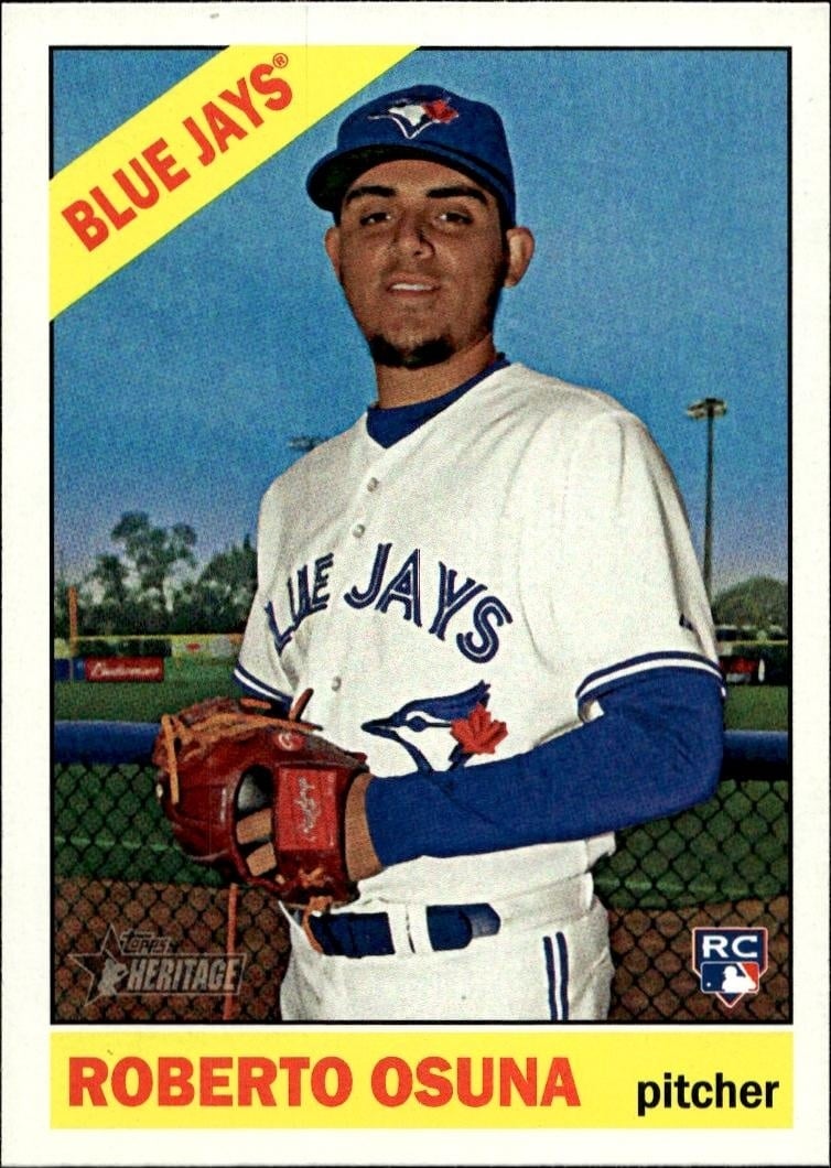 2015 Topps Heritage Roberto Osuna #591 trading card