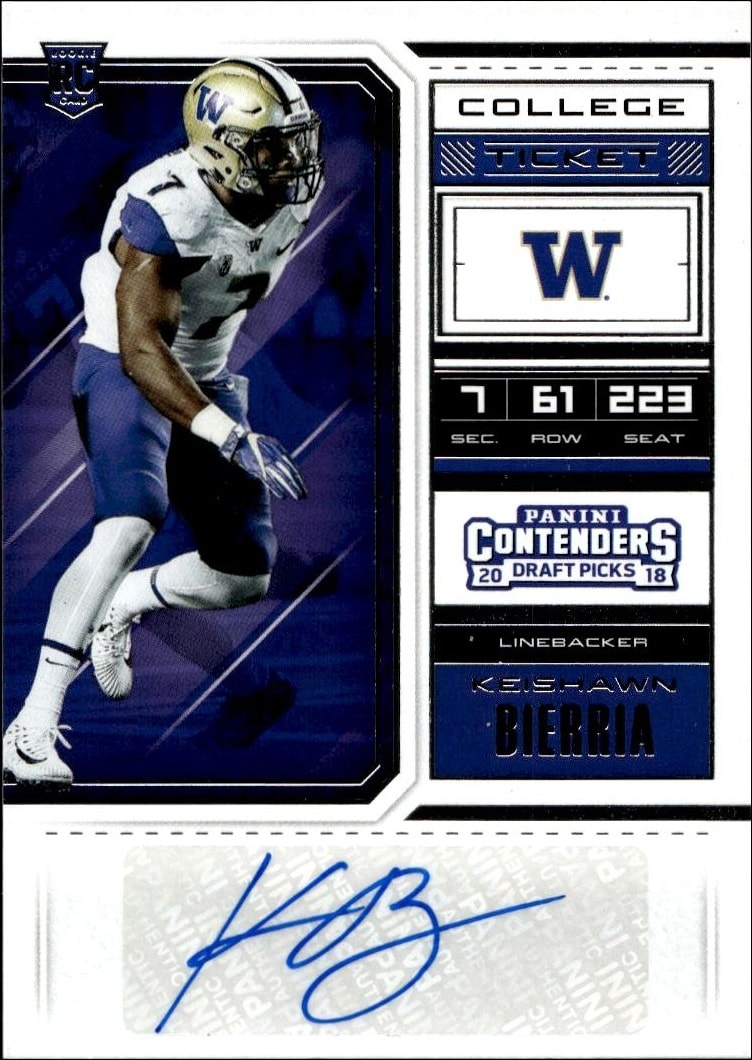2018 Panini Contenders Draft Picks checklist preview