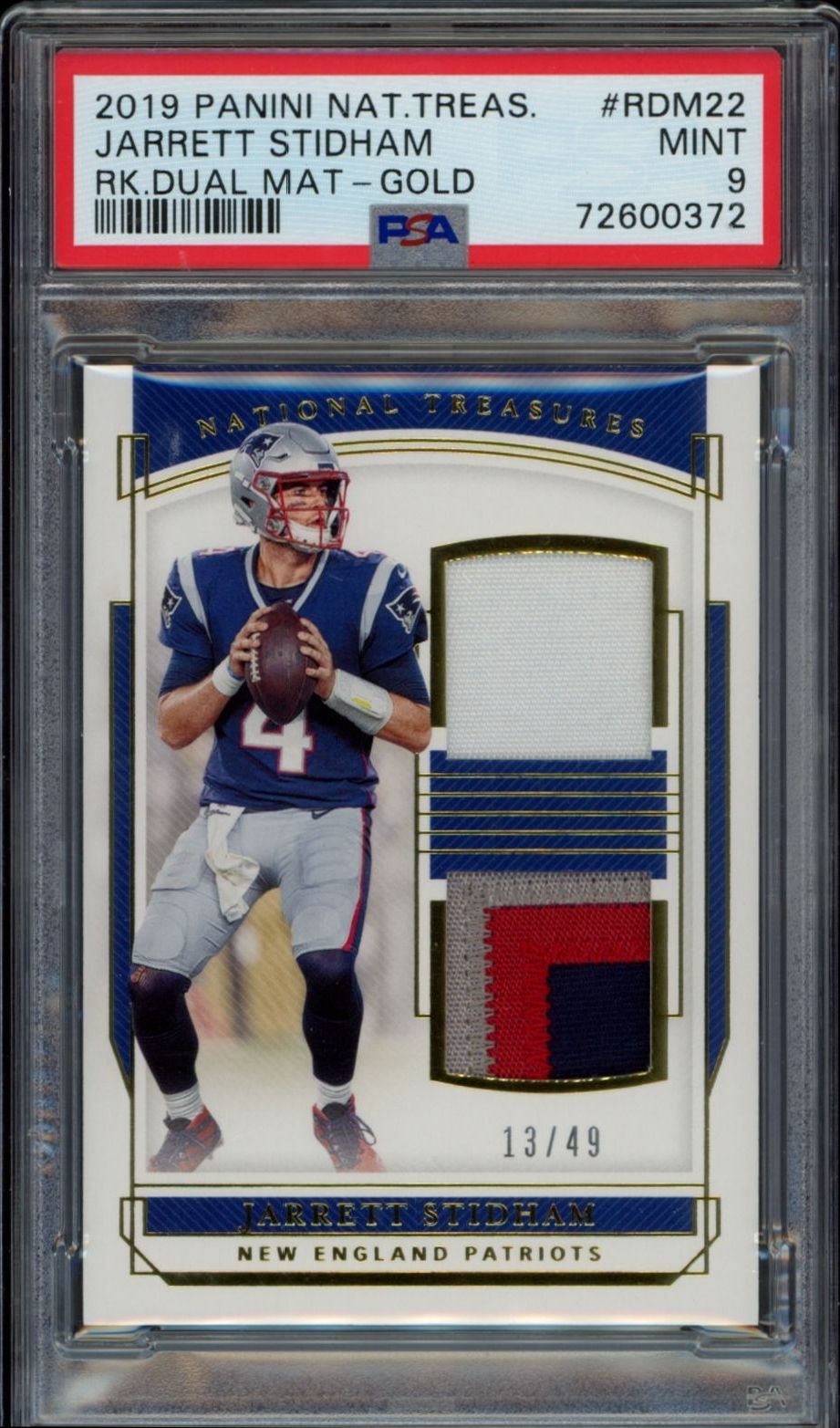 2019 Panini National Treasures checklist preview