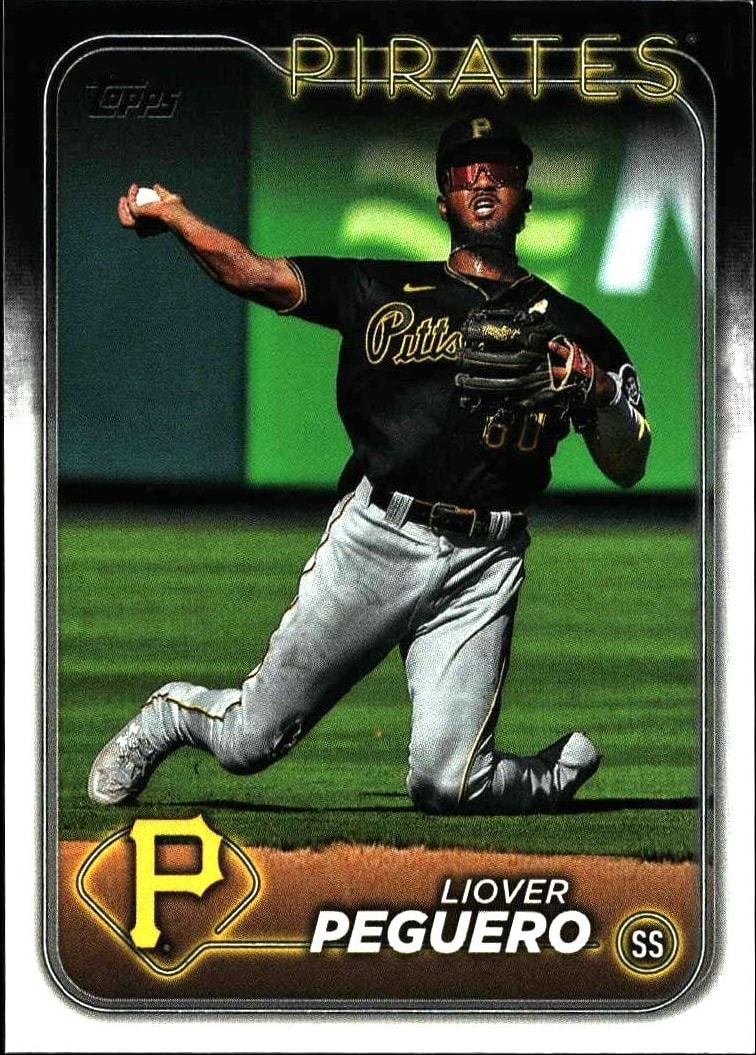 2024 Topps Series 2 Liover Peguero #542 trading card