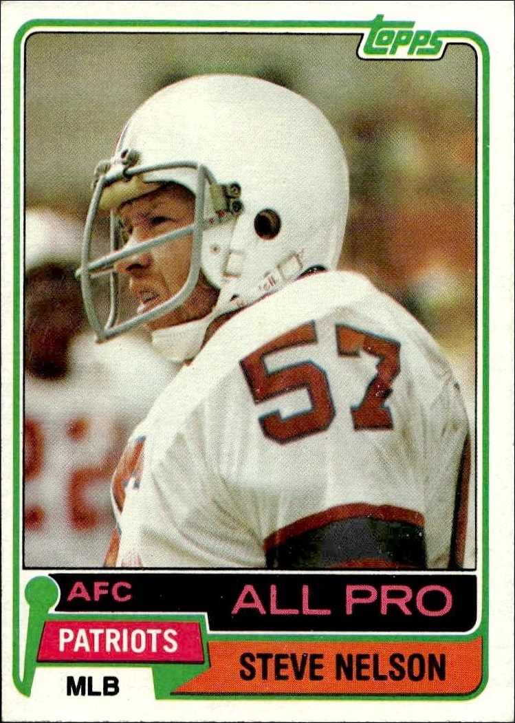 1981 topps Steve Nelson