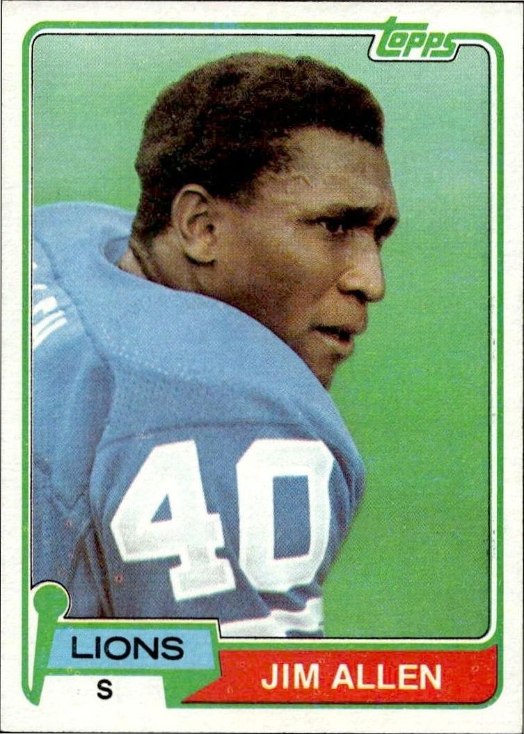 1981 topps Jim Allen