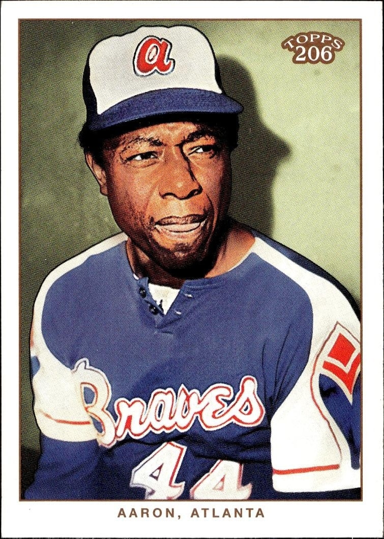 2002 topps Hank Aaron