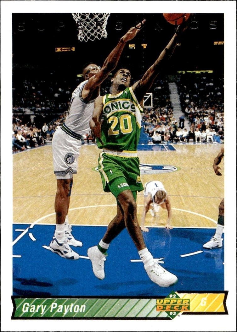 1992-93 upper-deck Gary Payton