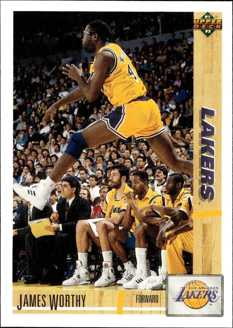 1991-92 upper-deck James Worthy
