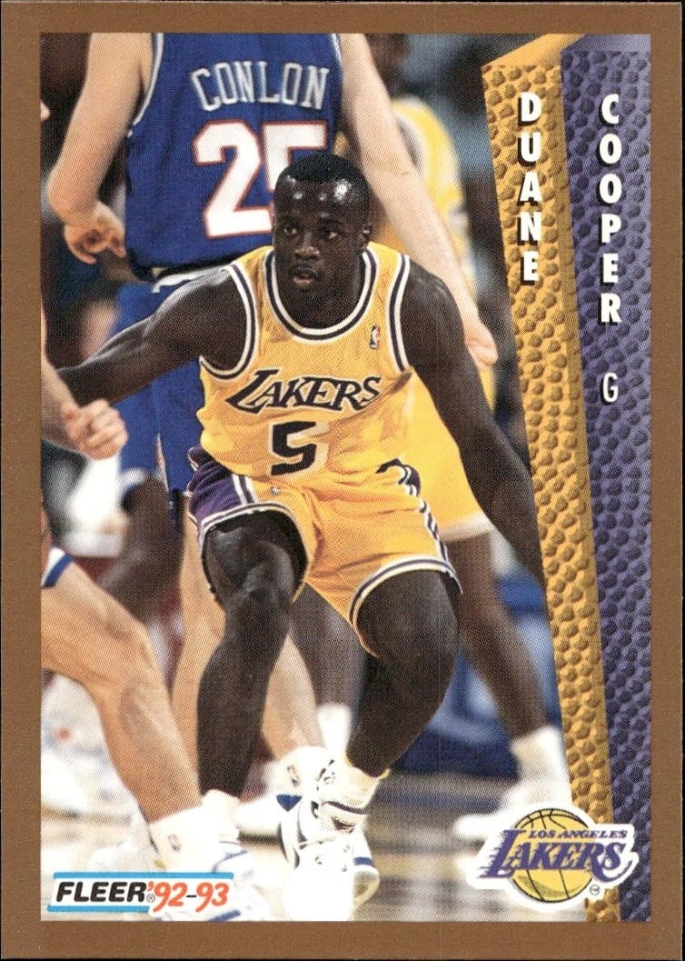 1992-93 fleer Duane Cooper