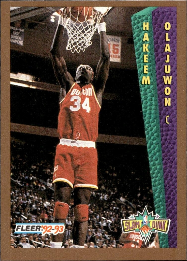 1992-93 fleer Hakeem Olajuwon