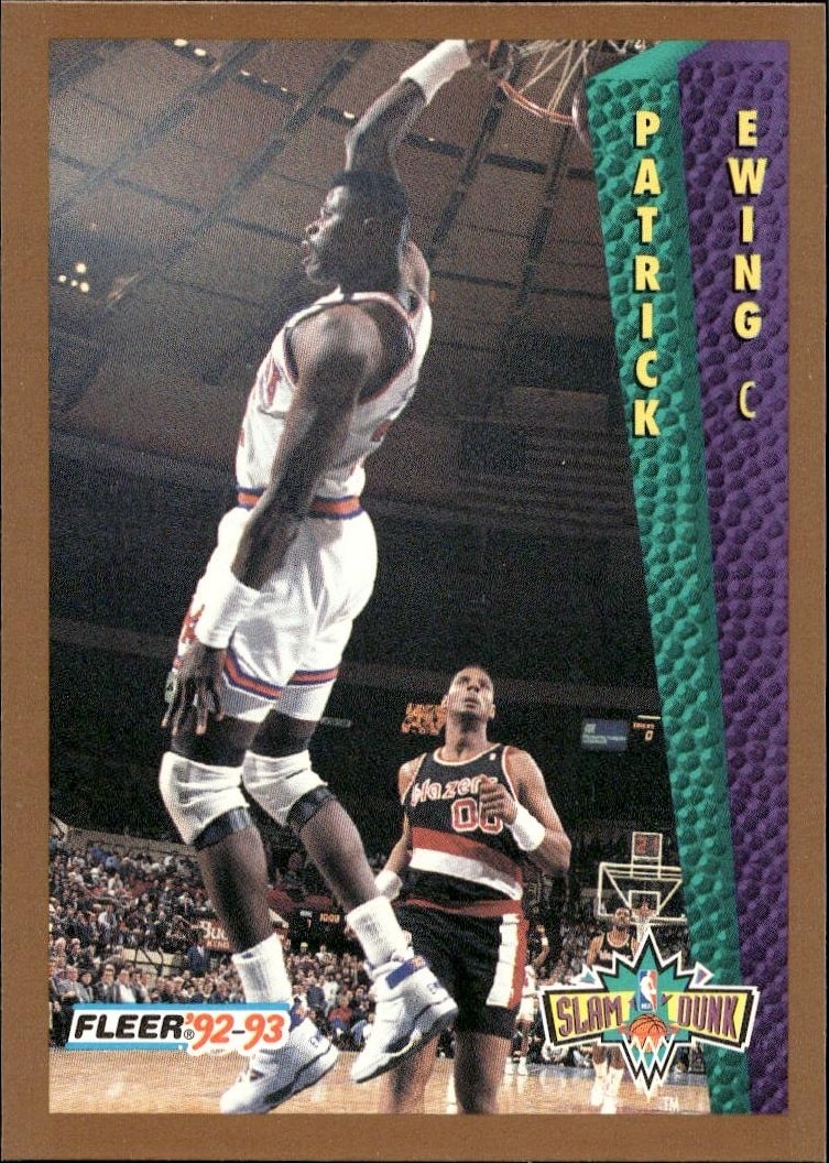 1992-93 fleer Patrick Ewing