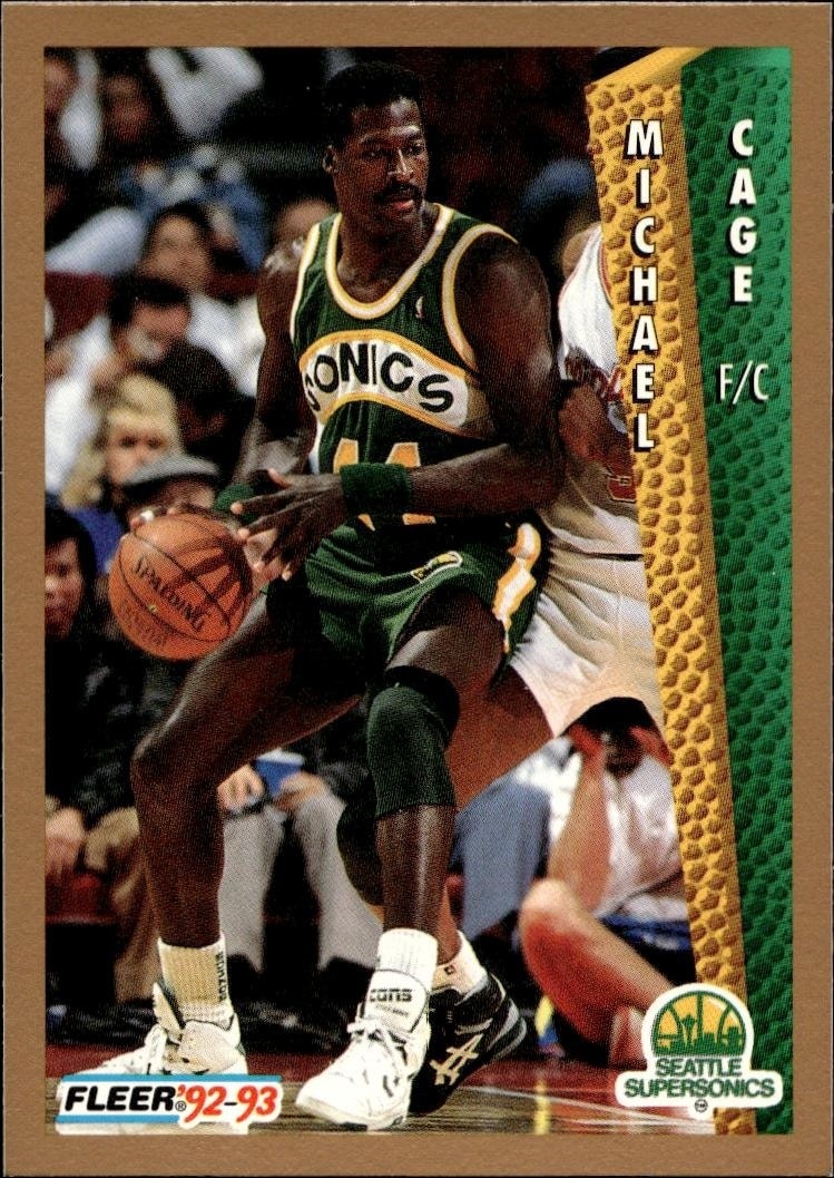 1992-93 fleer Michael Cage
