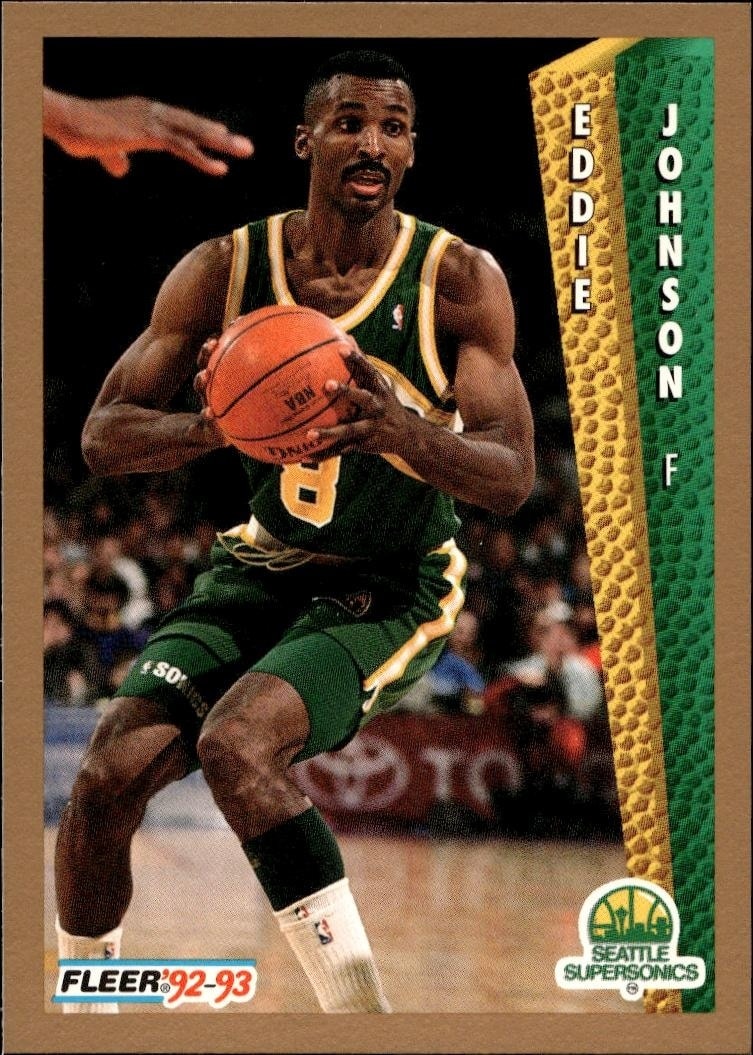 1992-93 fleer Eddie Johnson