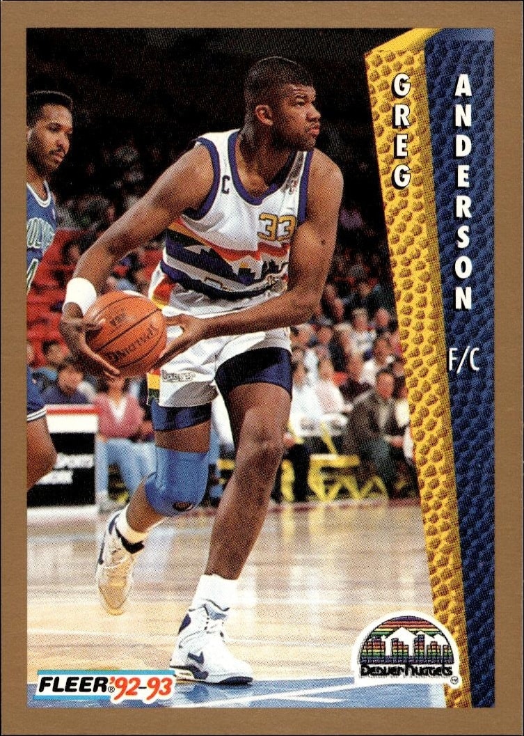 1992-93 Fleer Greg Anderson #54