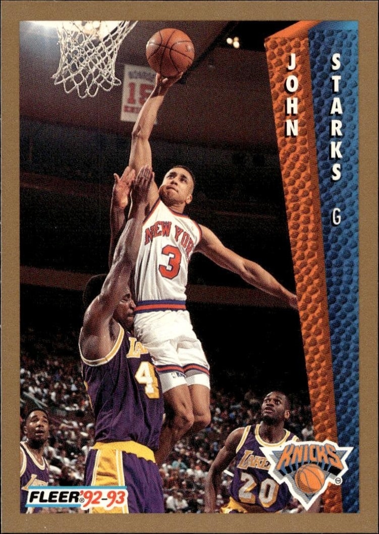 1992-93 Fleer John Starks #36