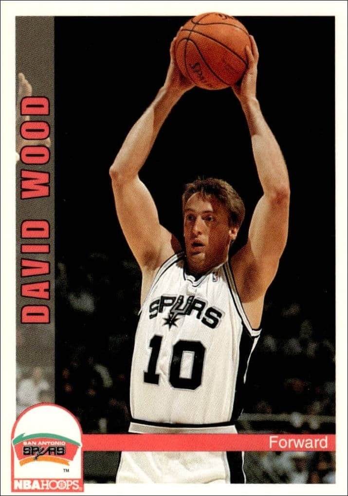 1992-93 Skybox Nba Hoops Series 2 David Wood #469 basketball trading card front