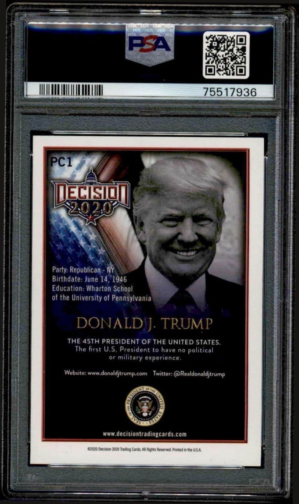 Donald J. Trump - Back