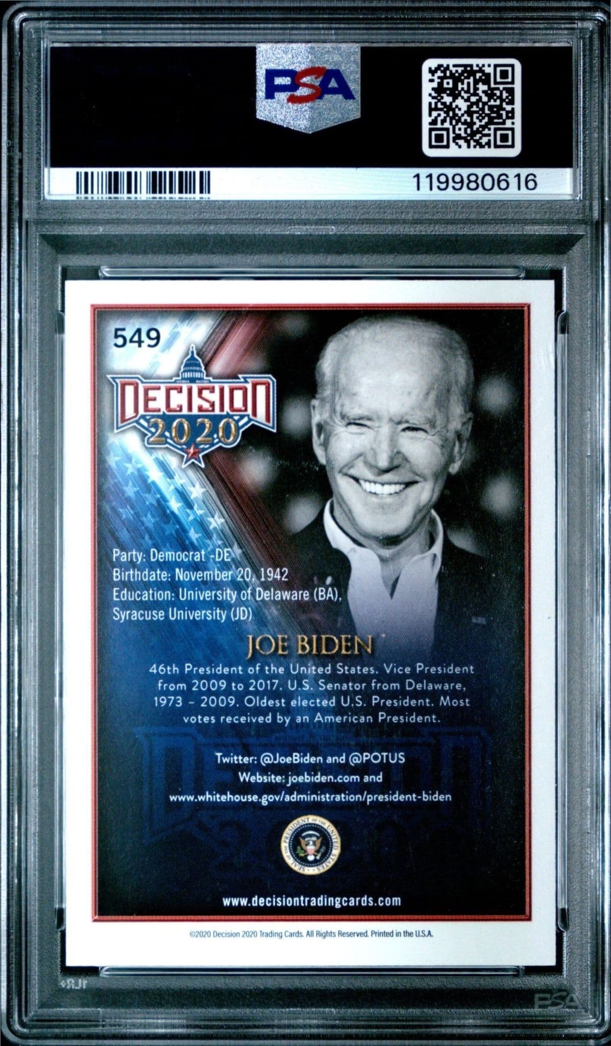 Joe Biden - Back