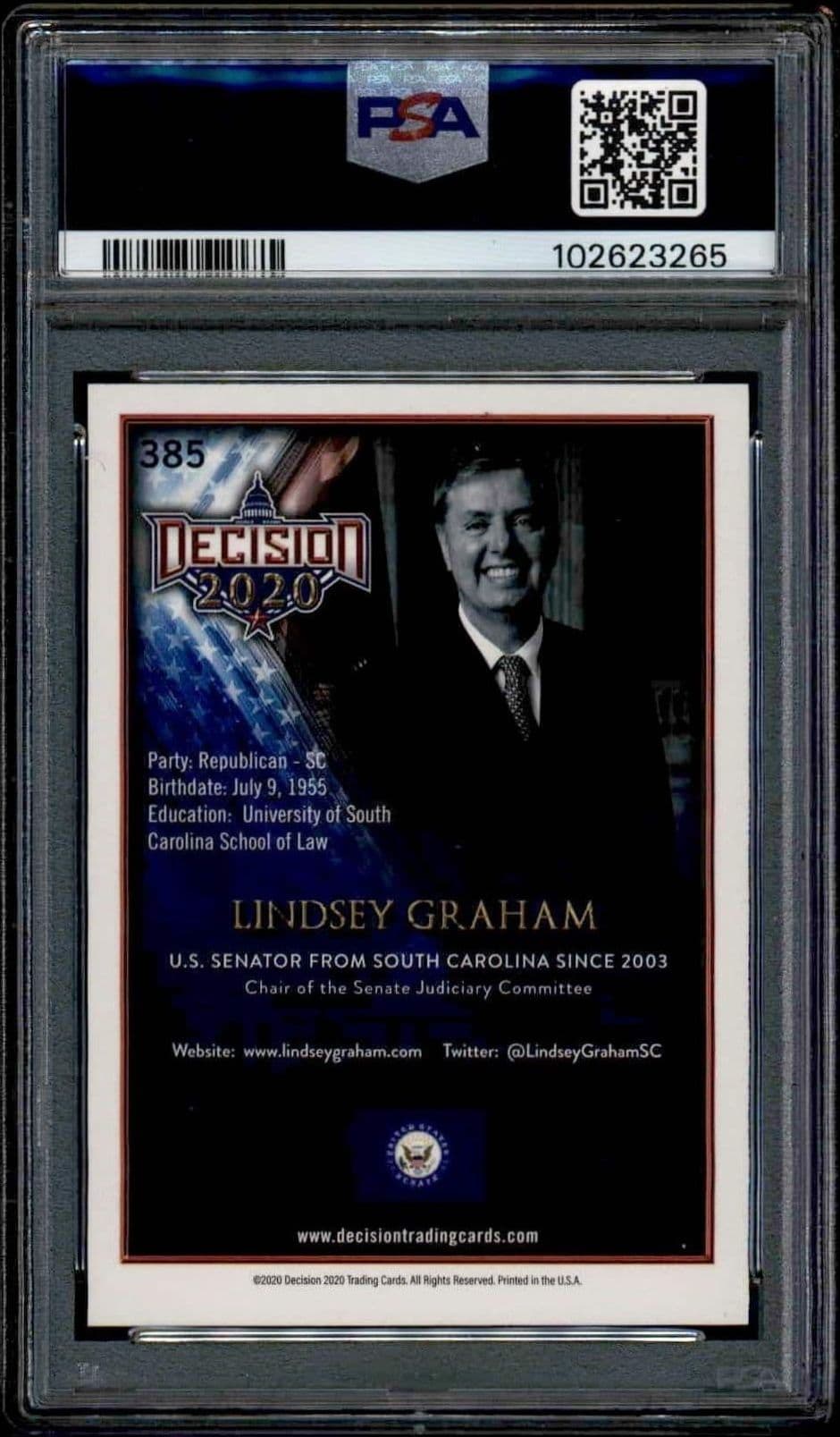 Lindsey Graham - Back