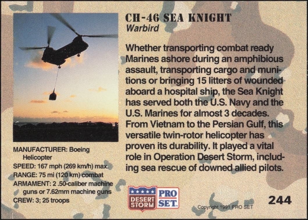 CH-46 Sea Knight - Back