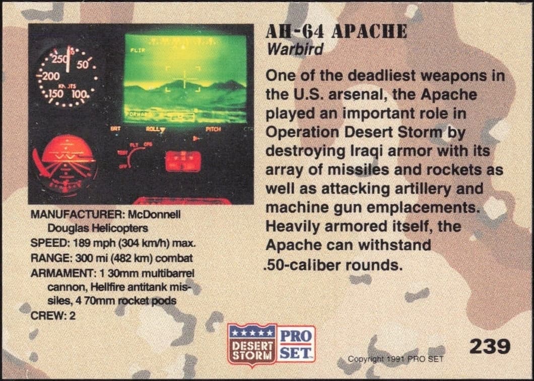 AH-64 Apache - Back