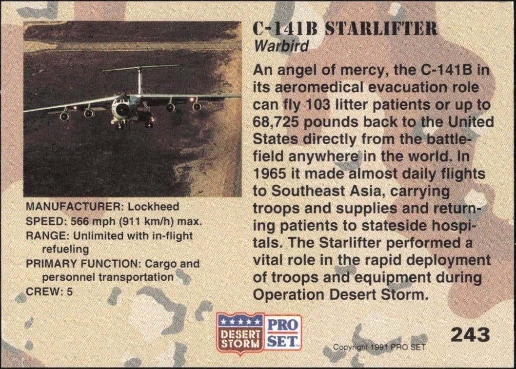 C-141B Starlifter - Back