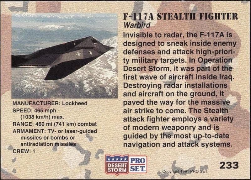 F-11&A Stealth Fighter - Back