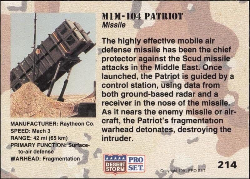 MIM-104 Patriot - Back