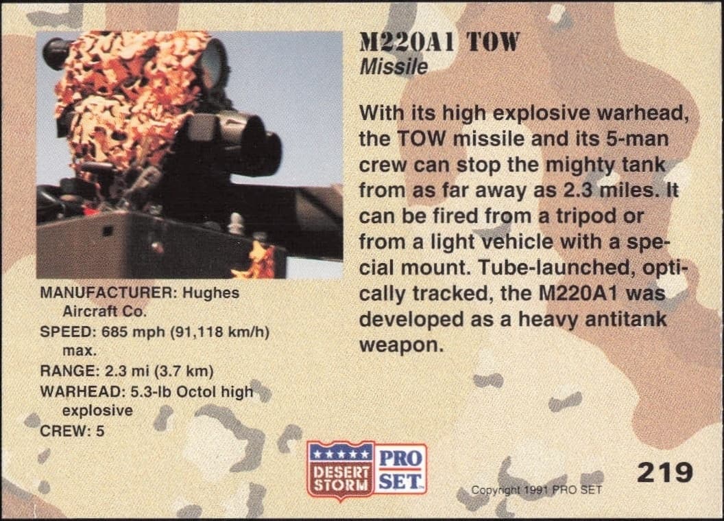 M220A1 Tow - Back