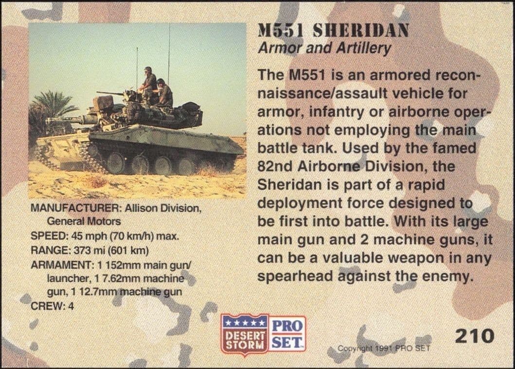 M551 Sheridan - Back