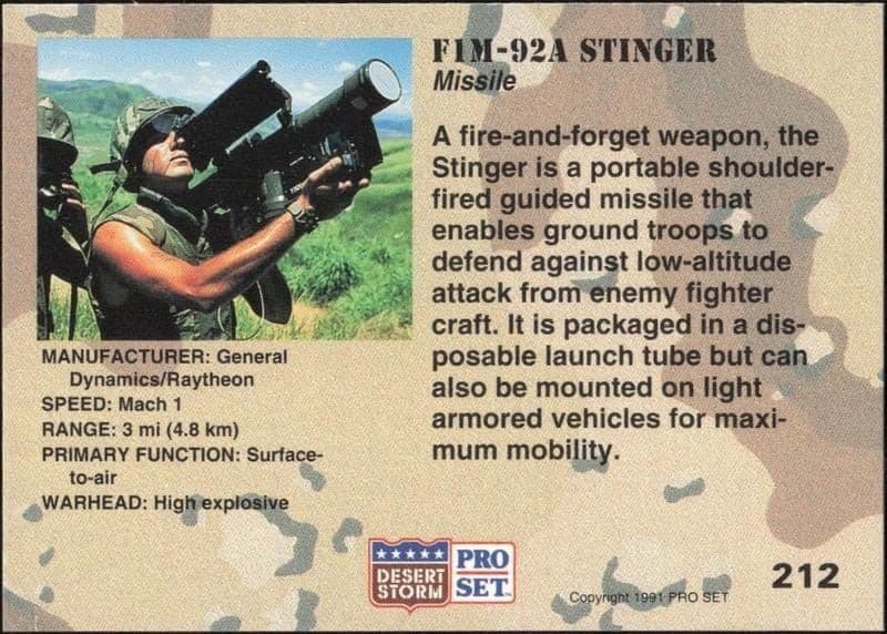 FIM-92A Stinger - Back