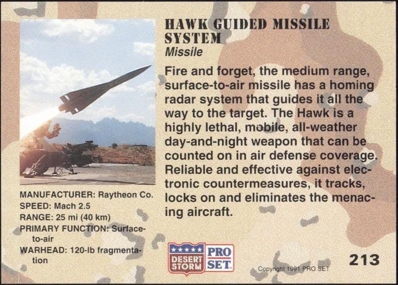 Hawk Guided Missile System - Back