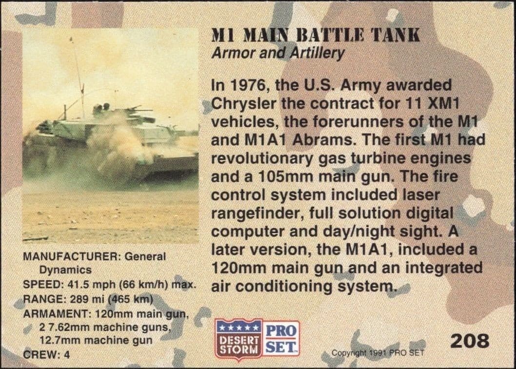 MI Main Battle Tank - Back