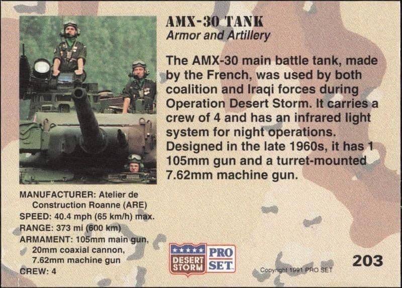 AMX-30 Tank - Back
