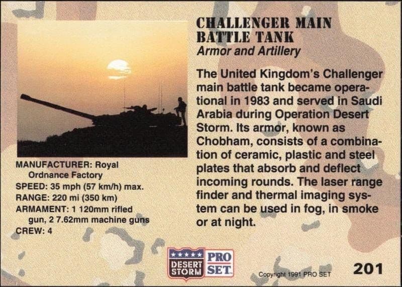 Challenger Main Battle Tank - Back