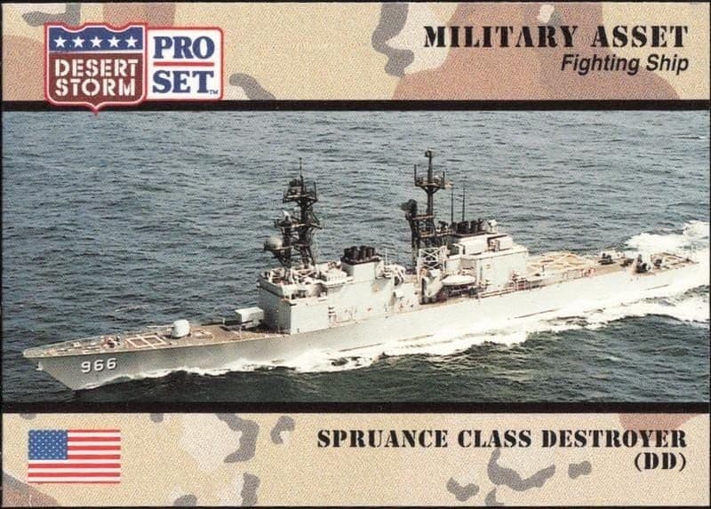 Spruance Class Destroyer (DD) - Front