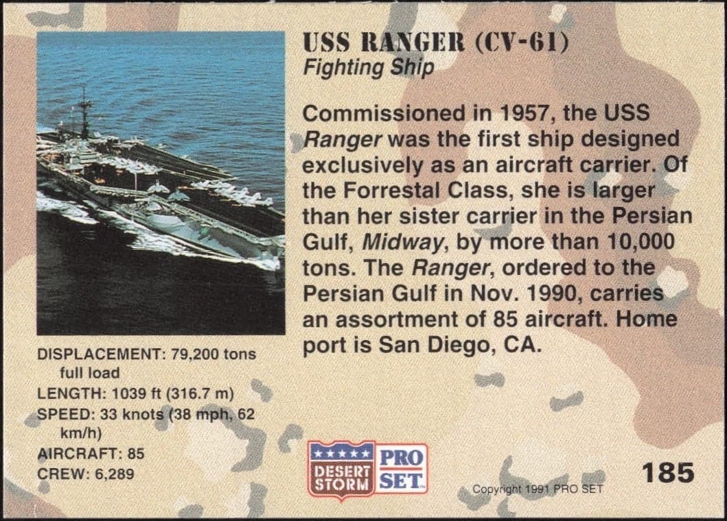 USS Ranger (CV-61) - Back