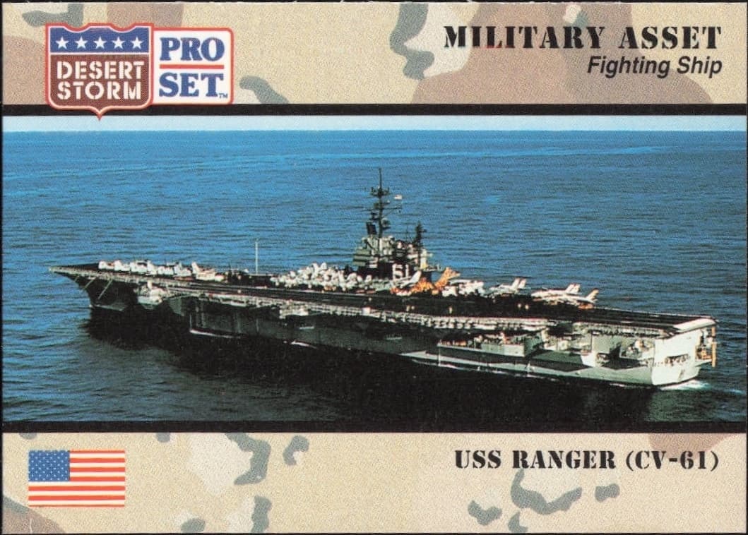 USS Ranger (CV-61) - Front